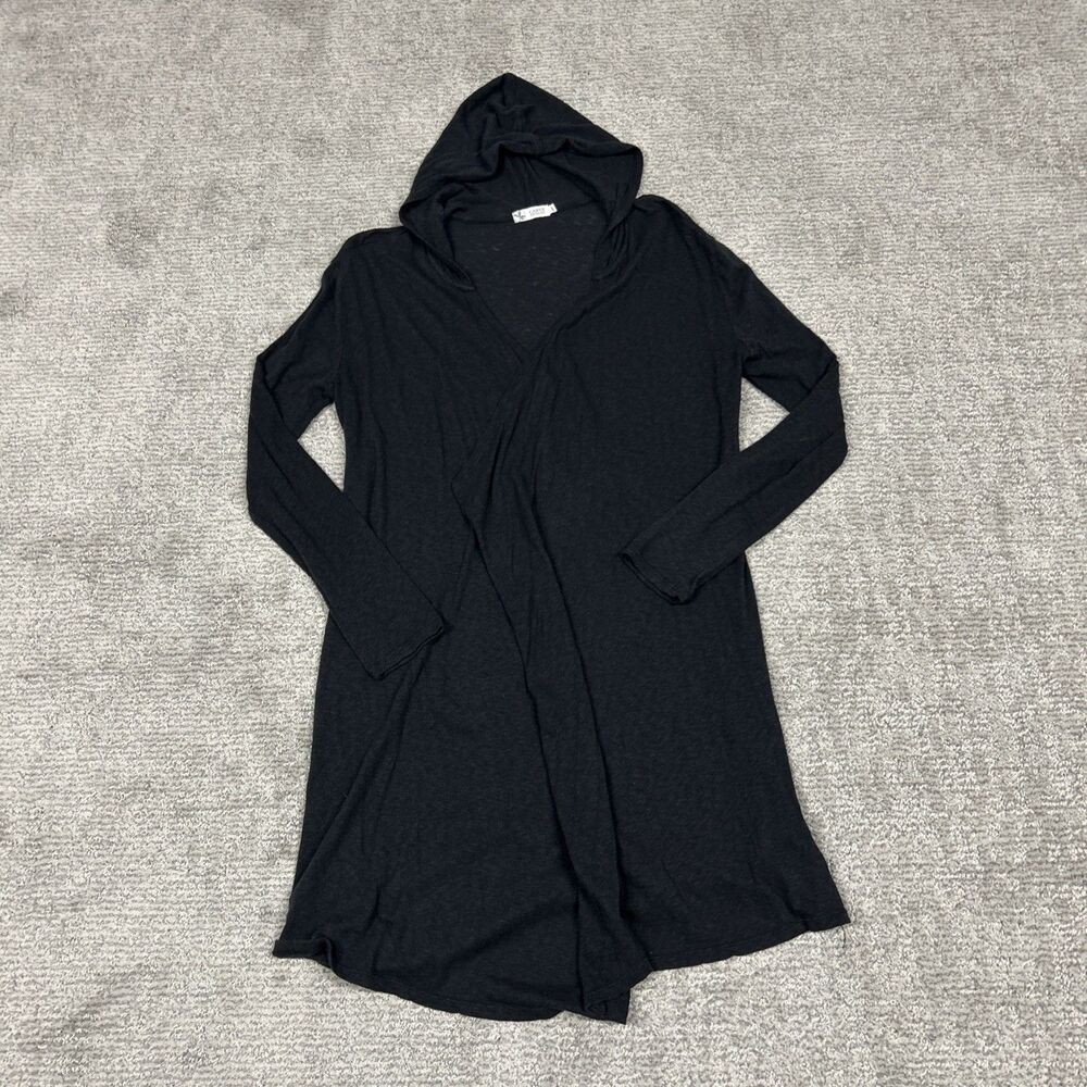 Carve Designs Cardigan Womens Small Bamboo Organic Cotton Hooded Lightweight